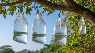 Соседи крутили у виска, а теперь тоже так делают: пакет с водой спасает урожай лучше любых химикатов