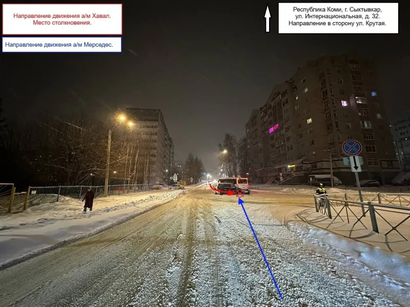 В Коми водитель Haval спровоцировал аварию, где пострадал ребенок