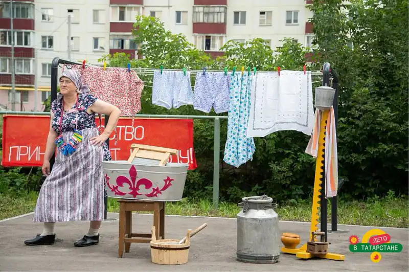 В селе Большое Афанасово Нижнекамского района завершилось благоустройство четырех дворов