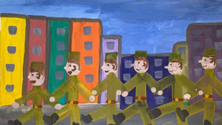 В Александрове открылась выставка детского рисунка ко Дню Победы