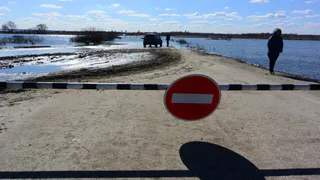 Опасно: движение по наплавному мосту в Спасском районе закрыто