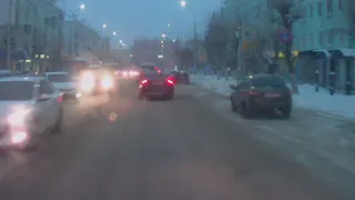 ДТП на улице Циолковского: машина вылетела на встречную полосу и столкнулась с автомобилем