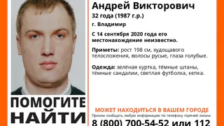 Пропал неделю назад: в Рязани ищут исчезнувшего владимирца