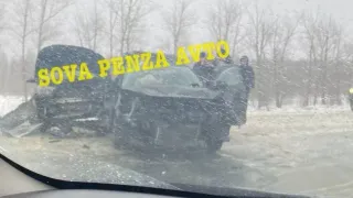 В Мокшанском районе в массовом ДТП пострадали трое взрослых и ребенок