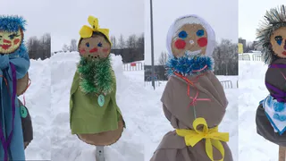 Во Владимире дети соревновались в создании креативных фигур: состоялась "Битва снеговиков"