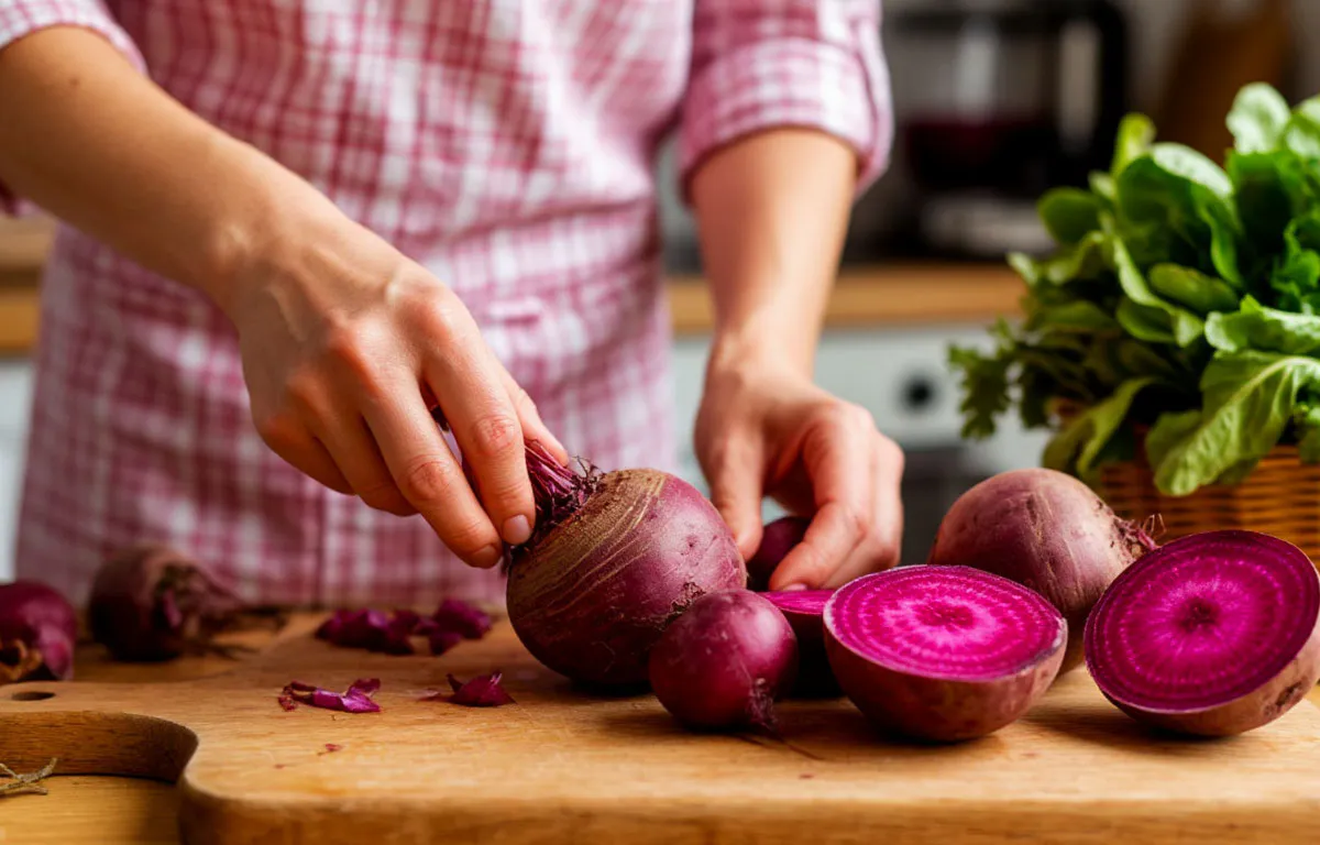 Вернулась на рынок через день, чтобы выпросить у бабули рецепт: свекольная "Хреновина" без хрена
