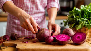 Вернулась на рынок через день, чтобы выпросить у бабули рецепт: свекольная "Хреновина" без хрена