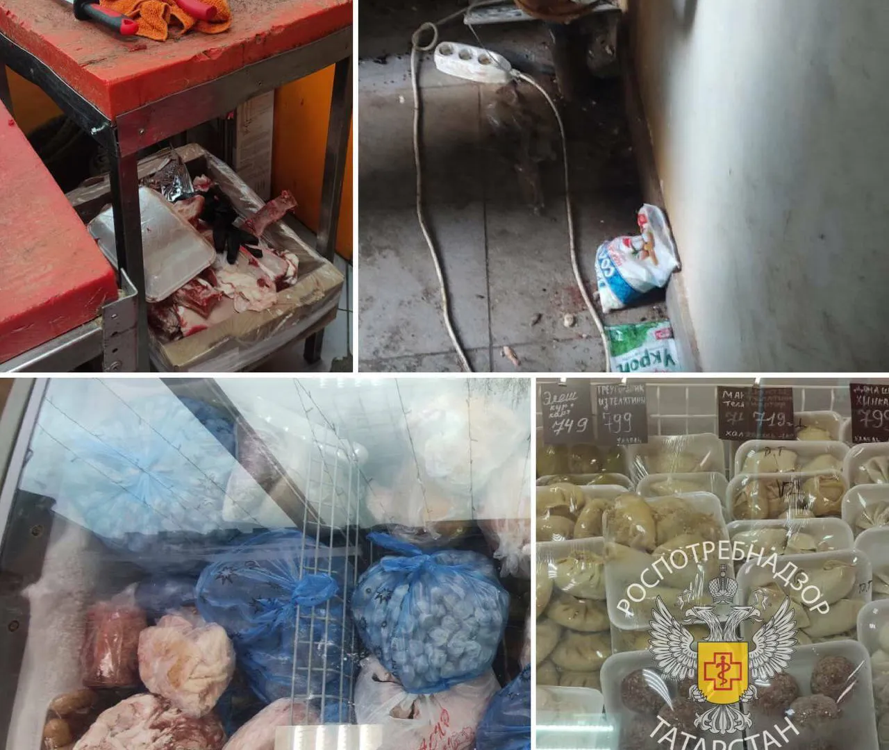 В Казани из-за несоблюдения норм санитарии закрыли мясной магазин
