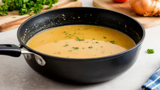 Кладу сковороду в полиэтиленовый пакет, нагар отлетает в миг, больше ничего не прилипает — любуюсь отражением