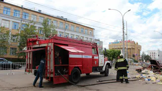 15 пожарных ликвидировали возгорание в многоквартирном доме на улице Бронная