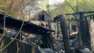 LIVE: сгоревший дом на улице Профессора Никулина