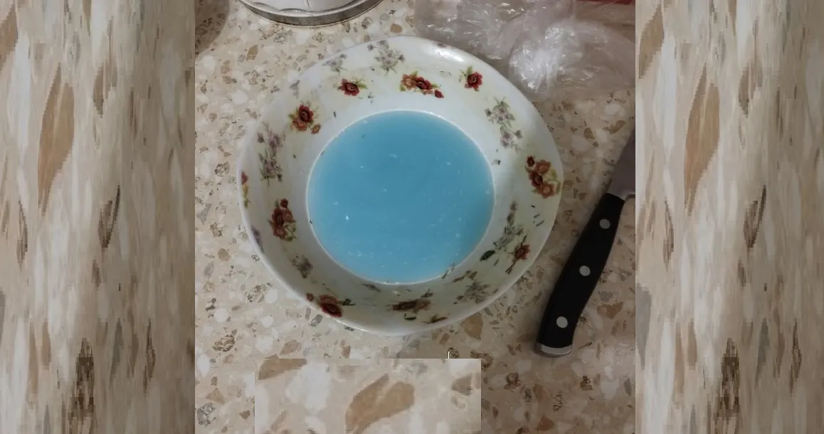 Жительница Рязани пожаловалась на голубую воду дома