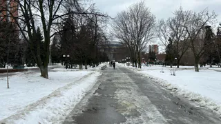 В Пензе родители не могу проводить детей в садик даже на машинах