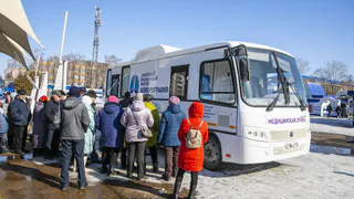 60 нижнекамцев прошли обследование на передвижном флюоромобиле