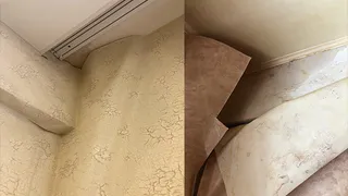 В Советском районе города Брянска течёт крыша дома