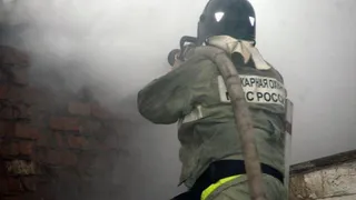 Пожар в Суражском районе.