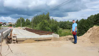 Киржачская прокуратура контролирует ремонт моста через реку Вахчелка