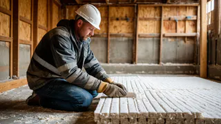 Утеплил подпол всего дома за 2 часа - без мороки с минватой, пенопластом и экструзией: теперь хожу по дому босиком и не нарадуюсь