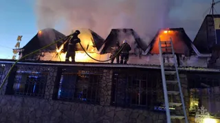 Во Владимирской области сгорело придорожное кафе