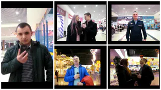 Рязанцы поздравили любимых с 8 марта (видео)