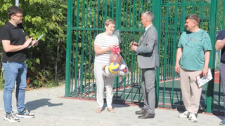 В одном из городов Коми открыта современная универсальная спорт-площадка