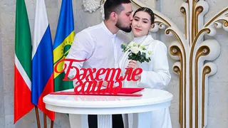 В Нижнекамске с начала года зарегистрировали 100-ю пару молодожёнов