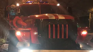 После пожара в Горроще пришлось госпитализировать местного жителя