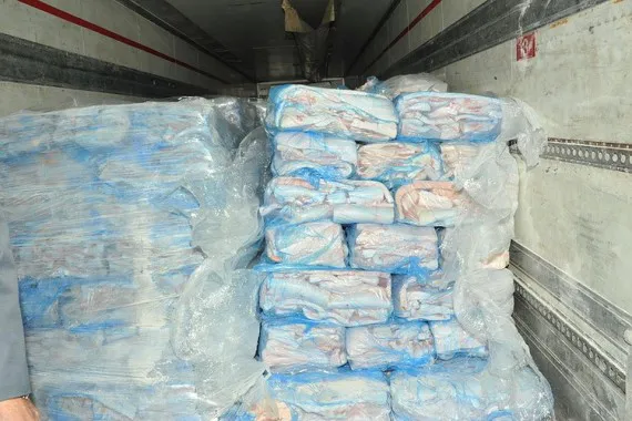 80 тонн польского мяса и сала не пустили через Брянщину