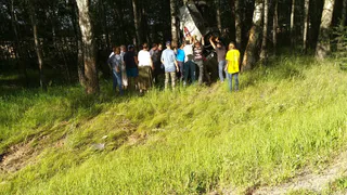 В Касимове водитель иномарки вылетел в кювет