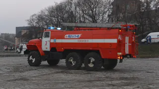 Под Рязанью сгорел автобус