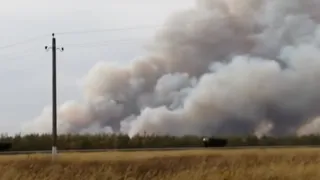 Взрывы продолжаются: на военном складе в Шелемишеве активно борются с пожаром