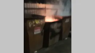 В Рязани на видео очевидцев попал пожар рядом с одной из школ