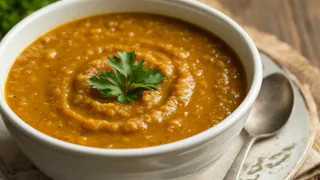 Постный суп-пюре из чечевицы с копчёной паприкой: сытный и согревающий, как объятие - домашние всегда просят добавки