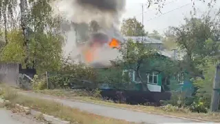2 октября в Рыбном Рязанской области загорелся дом
