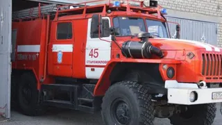 В Старожиловском районе на дороге вспыхнул автоприцеп
