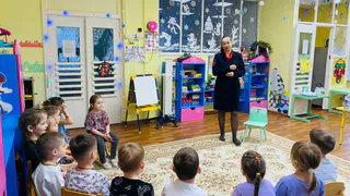 В Усинске детсадовцам рассказали о важности светоотражателей