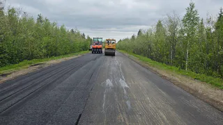 В Коми активно ремонтируют ключевые автодороги в рамках нацпроекта