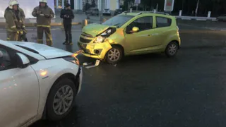 Пострадал ребёнок: в центре Рязани столкнулись две машины