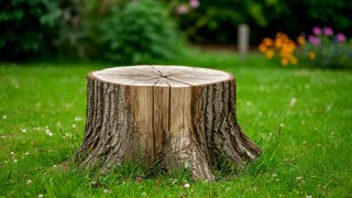 3 горсти на пень — и его как не бывало: без усилий и физического труда — лайфхак