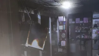 Во Владимире среди ночи вспыхнул цветочный магазин