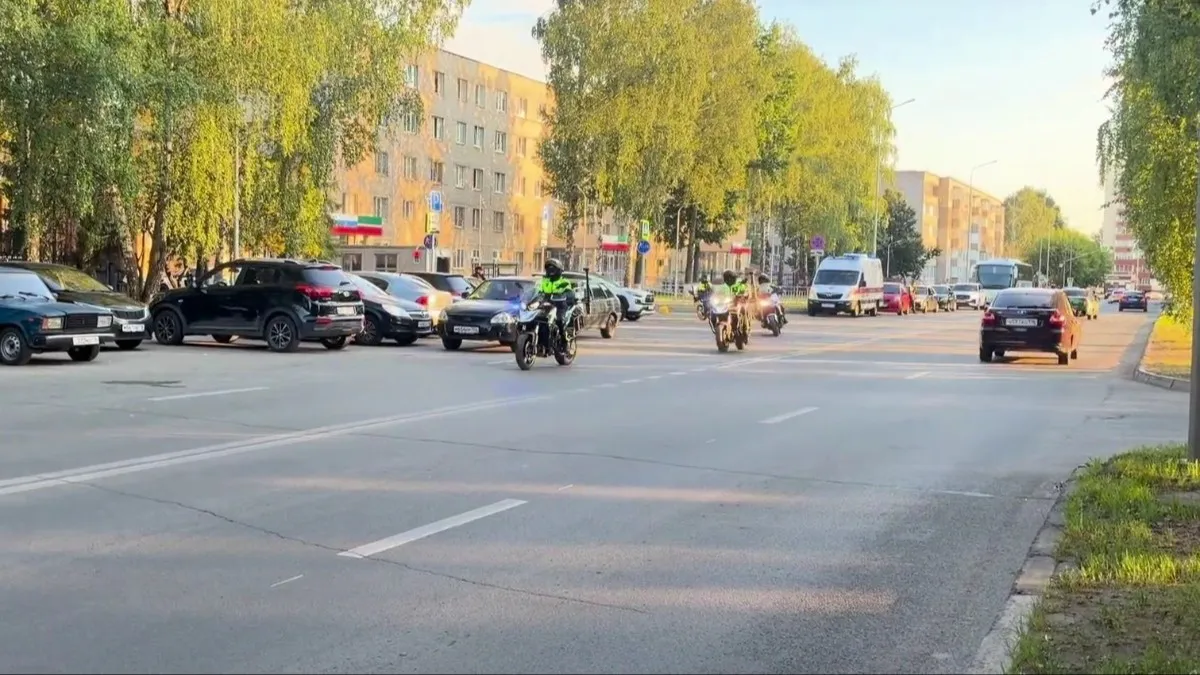 Мотогруппа ДПС вышла на патрулирование улиц Нижнекамска