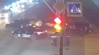 В Песочне произошла массовая авария: видео момента столкновения