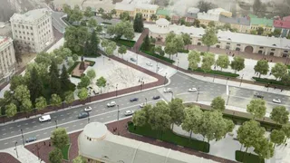 Во время благоустройства площади Ленина были оплачены несуществующие работы