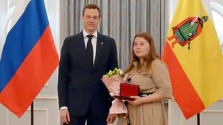 В Рязани наградили медсестру ОКБ имени Семашко медалью «За спасение погибавших»