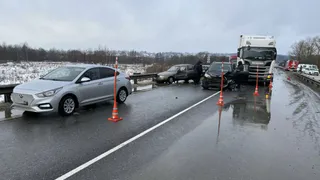 Под Пензой произошла массовая авария с участием пяти авто
