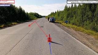 В Усинске оторвавшееся колесо КАМАЗа покалечило Mitsubishi