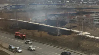 Пока  все дома:  в Дашково-Песочне кто-то поджигает траву