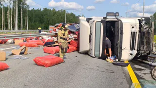 Спасатели ликвидировали последствия ДТП на трассе М-12 в Чувашии