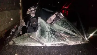 Пьяный водитель врезался в припаркованный грузовик: степень опьянения - в 5 раз выше допустимого