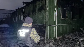 В Гусь-Хрустальном районе загорелся одноэтажный частный дом: погибли два человека